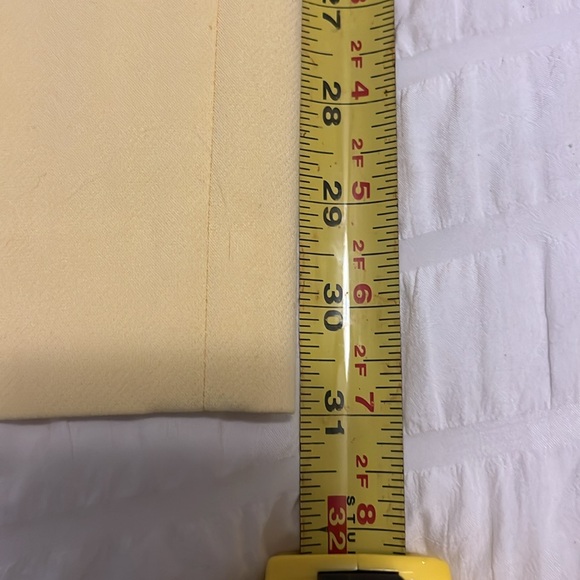 Zara yellow pants, straight leg Sz S. Inseam is 31” - Picture 6 of 6